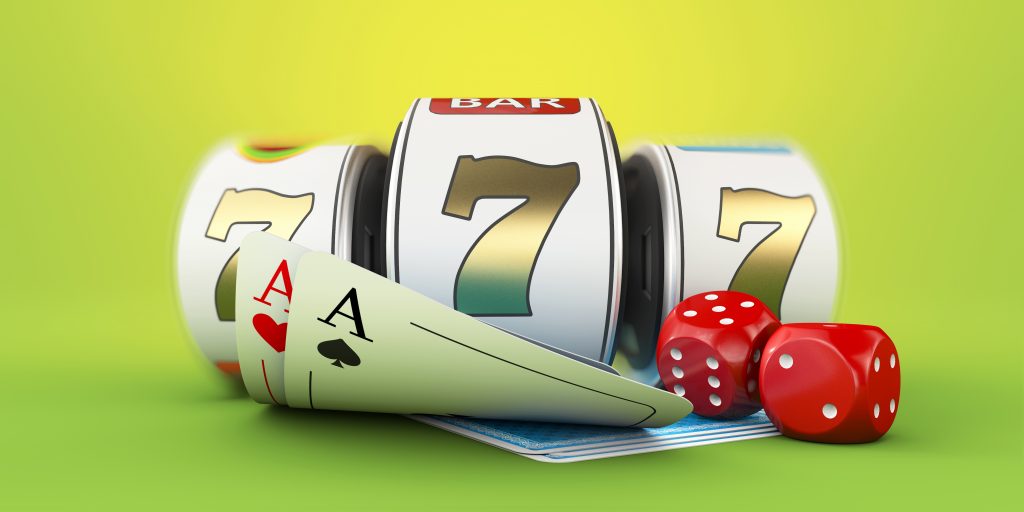slot machine with lucky sevens jackpot dace clipping path included 3d rendering Almanbahis Giriş